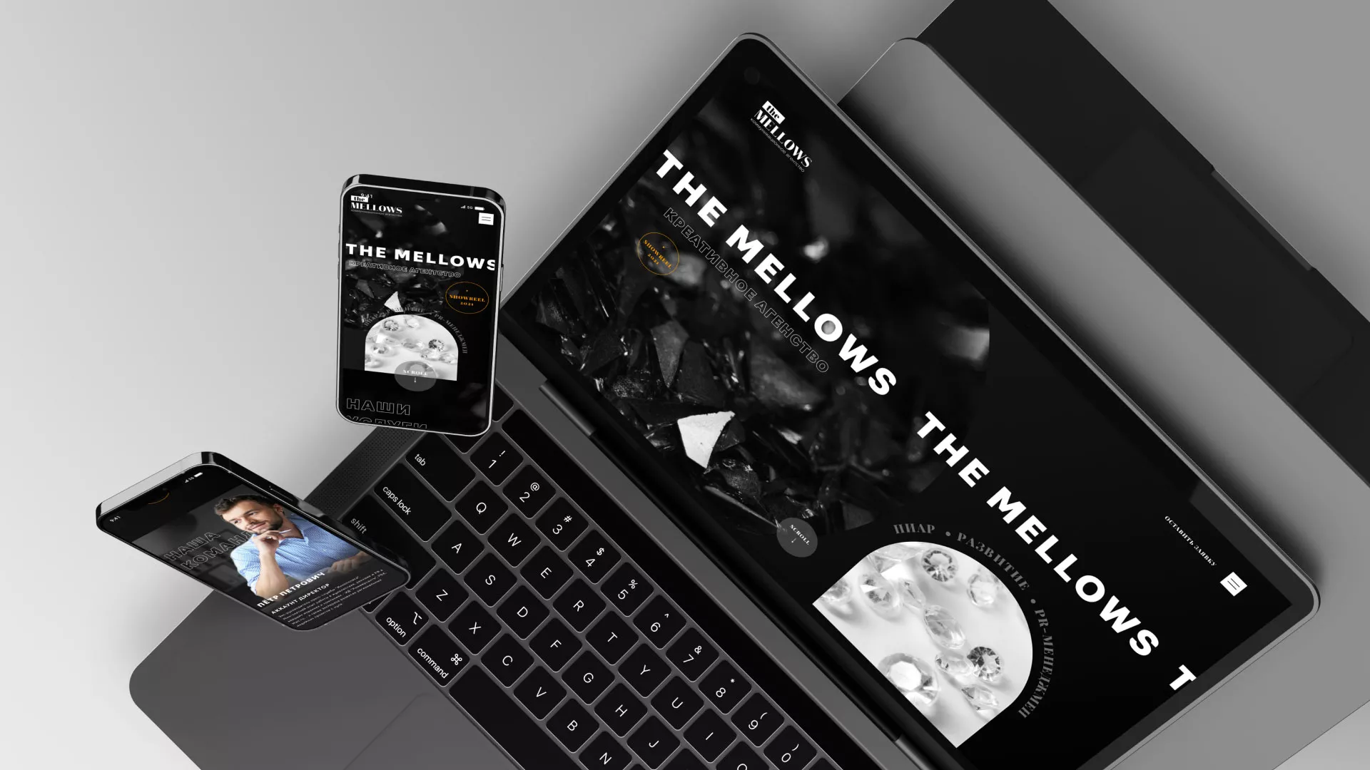Разработка сайта креативного агентства «The Mellows» в Тайге